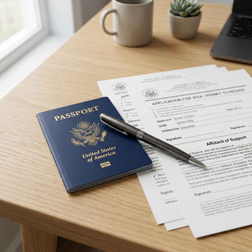 Pasaporte y documentos